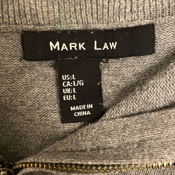 Grey quarter zip mark law - Picture 2 of 2
